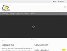 Tablet Screenshot of gigacom.se